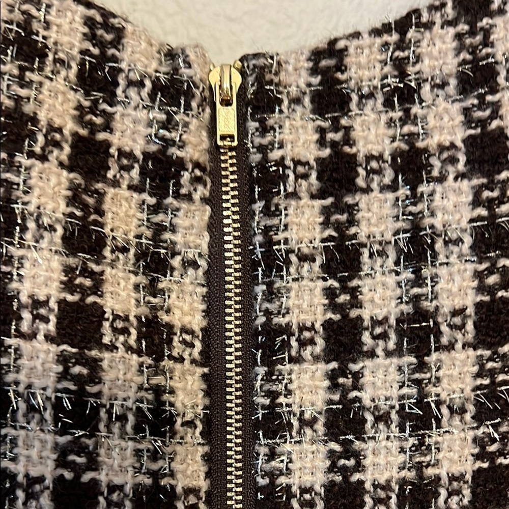 Plaid Puff Sleeve Dress - Picture 4 of 5